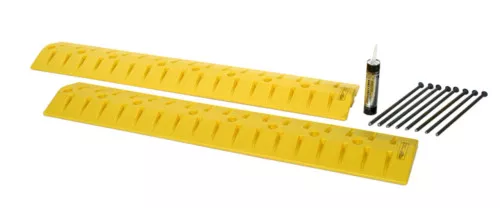 Eagle 1793 9 ft Speed Bump Cable Guard - Yellow