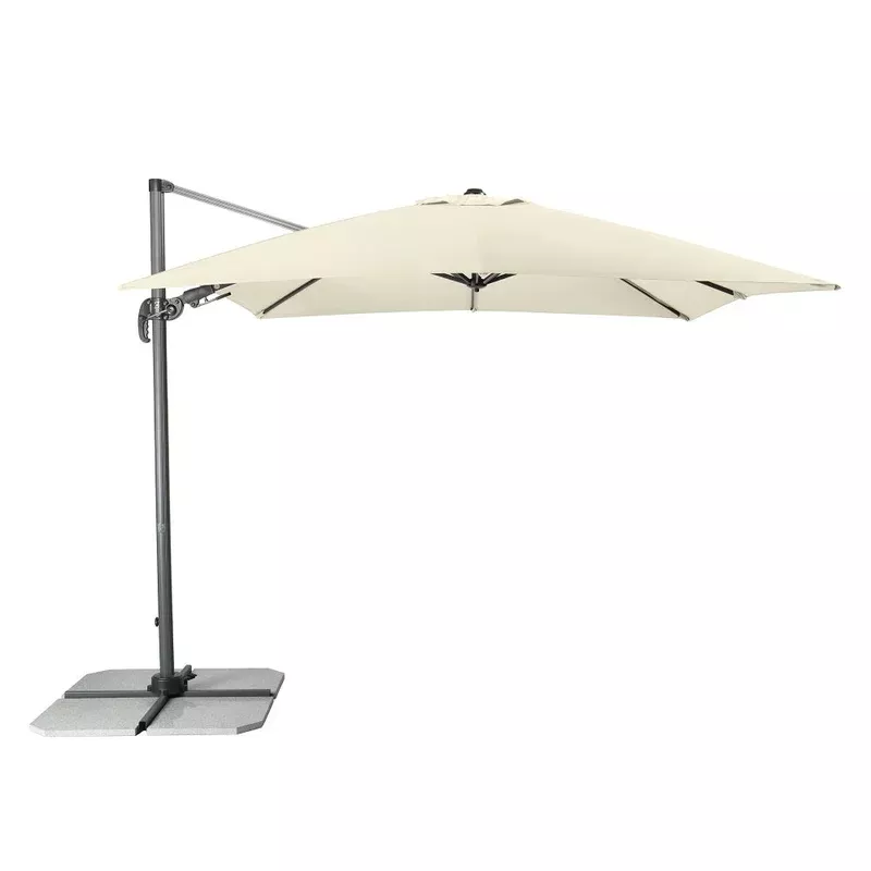 [Made in Austria] Doppler Pendelschirm Ravenna AX 275×275 Parasol – SPF 50 + [Base Plates Not Included]