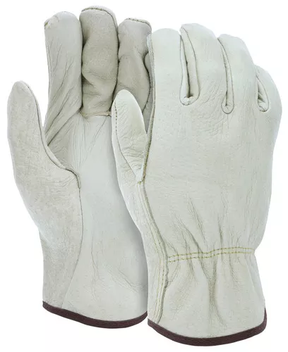MCR 3400 Leather Drivers Work Gloves - 12 Pairs